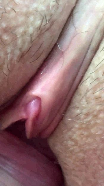 Iconic moment from "Clit Masturbation with Dick. Pussy Fuck. Cum inside of the Vagina. Creampie and Fisting. Female Orgasm."