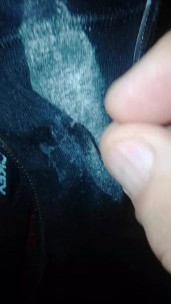 Nice and creamy and she left a full flow of discharge on her panties