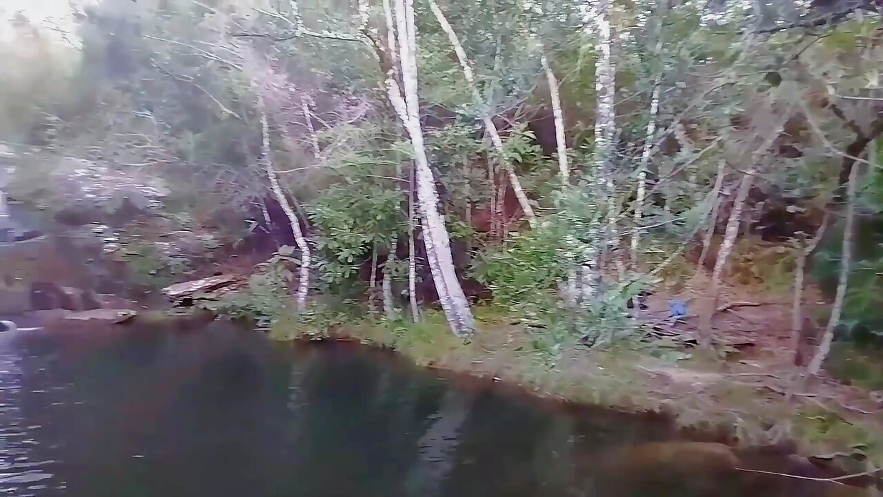 I Went to the Waterfall and Showed off Before Someone Came and Caught Me.