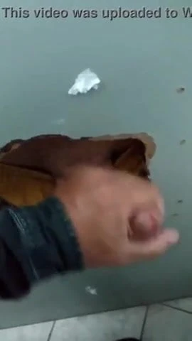 Gloryhole handjob