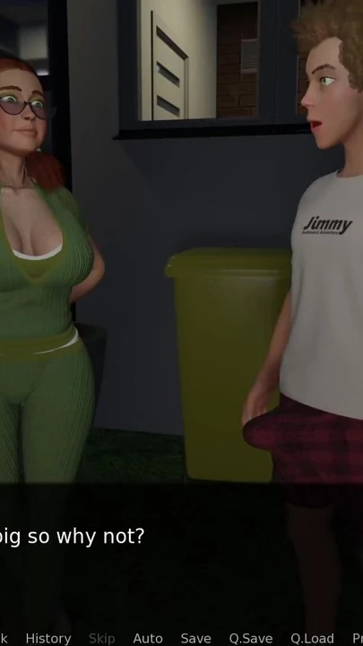 Iconic moment from "Jimmy's Awkward Adventures Part 7 (Sexy Reporter's Sex Tape)"