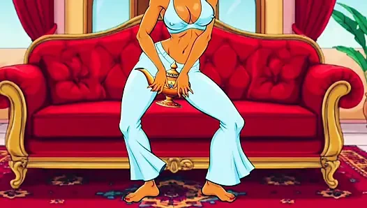 Slutty Princess and a Lustful Genie Rub a Lamp