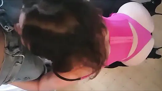 697 -  01 French slut fucked with satin panty & spandex, dressed in various clothes and lingerie, heels, spanking and vulgarity