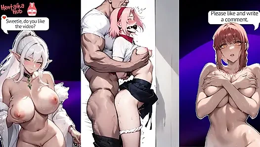 Kompilasi hentai 2d dengan jalang kotor