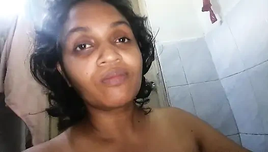 Real Aunt's sexy outfit and Panty with Pussy Hanging