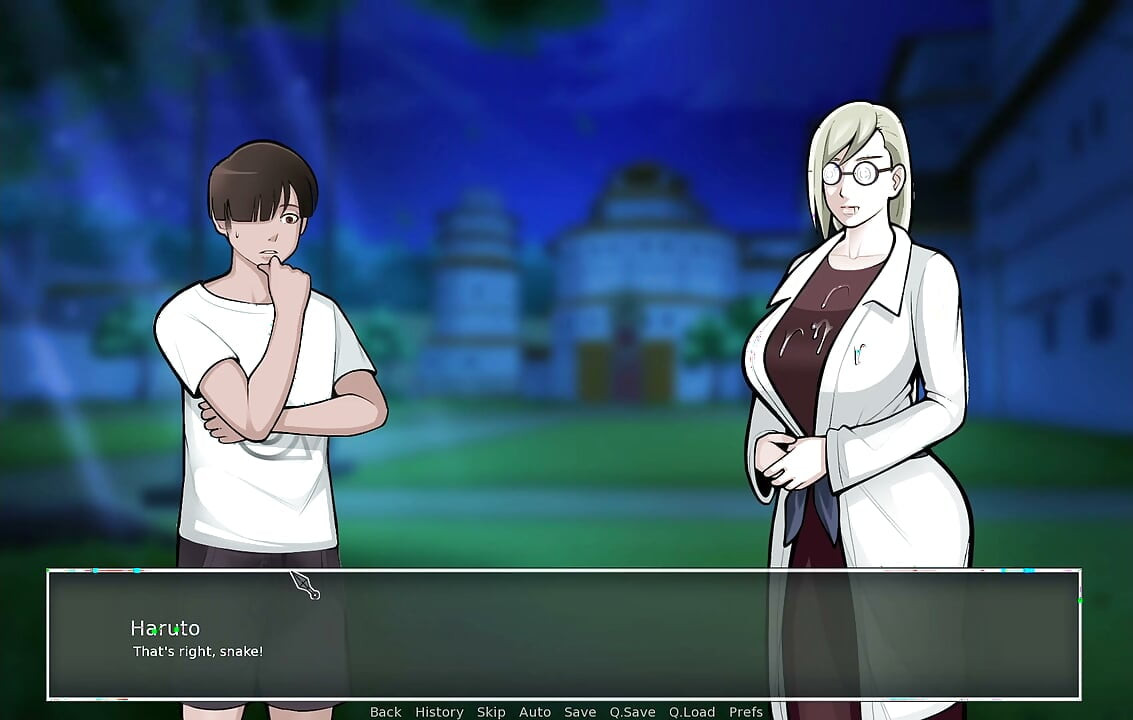 My Teacher giving a blowjob in public - Konoha Milfs part 2