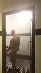 Str8 bj in sauna