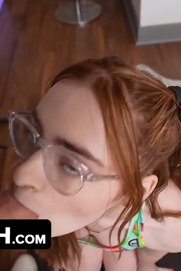 Is It Okay for a Step Daddy to Fuck His Cute Redhead Stepdaughter?  Free Movie Full