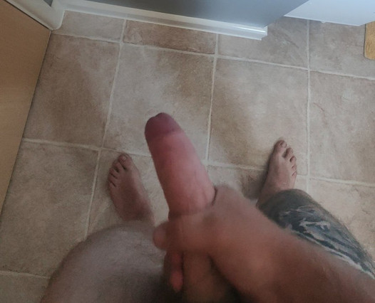 Teen wanking his cock