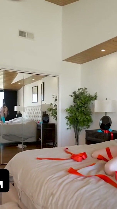 Hazel Moore's Petite And Sweet Tits And Curvy Ass Are The Perfect Gift For Her BF's Birthday | Clip 1