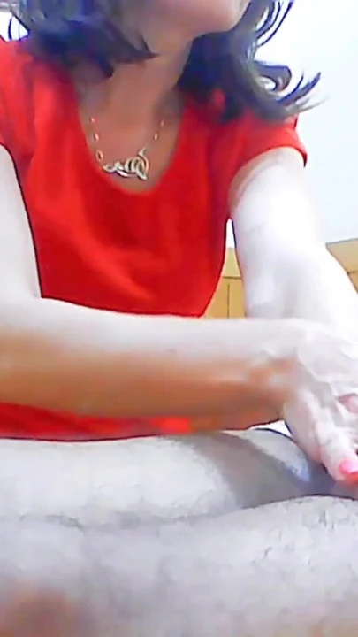 Unforgettable moment from "Smoking Slut Wife With BBC In Hands"
