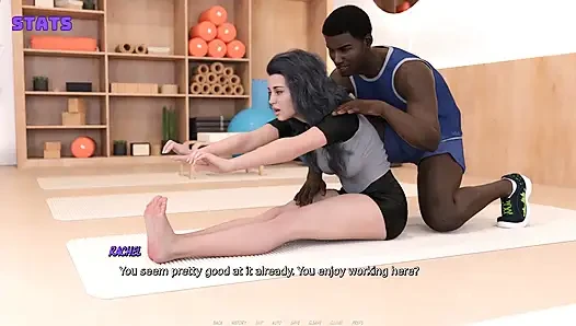 Harmony Haven: Wife Sexy Ass Stretching in the Gym - Episode 5