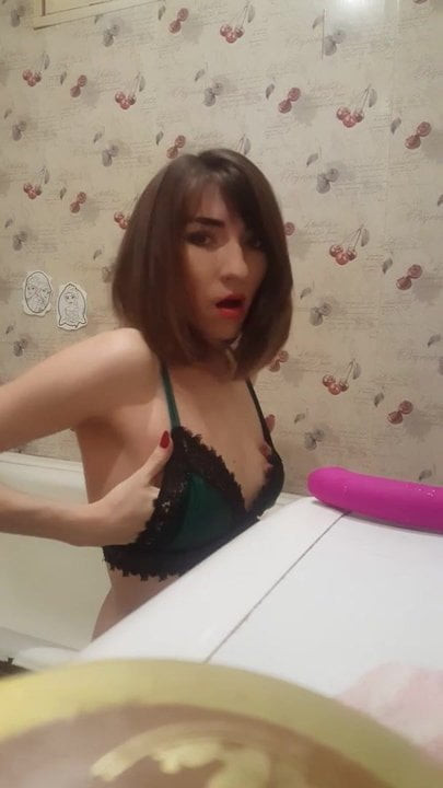Strip och dildo