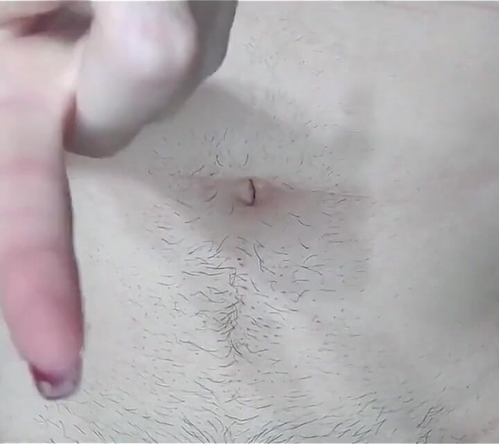 Playing with My Hairy Belly Button