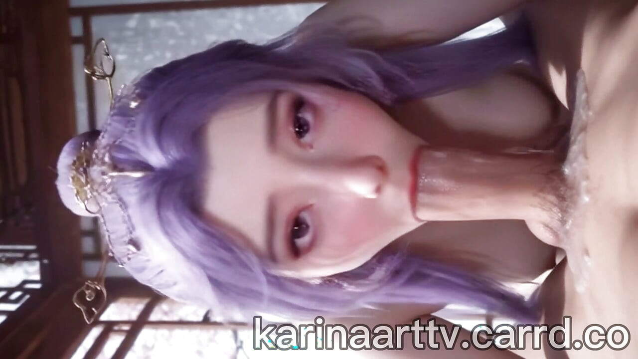 Purple haired girl and her unforgettable night AI