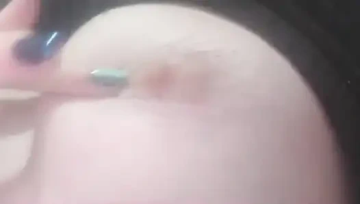 Playing with My Hairy Nipples