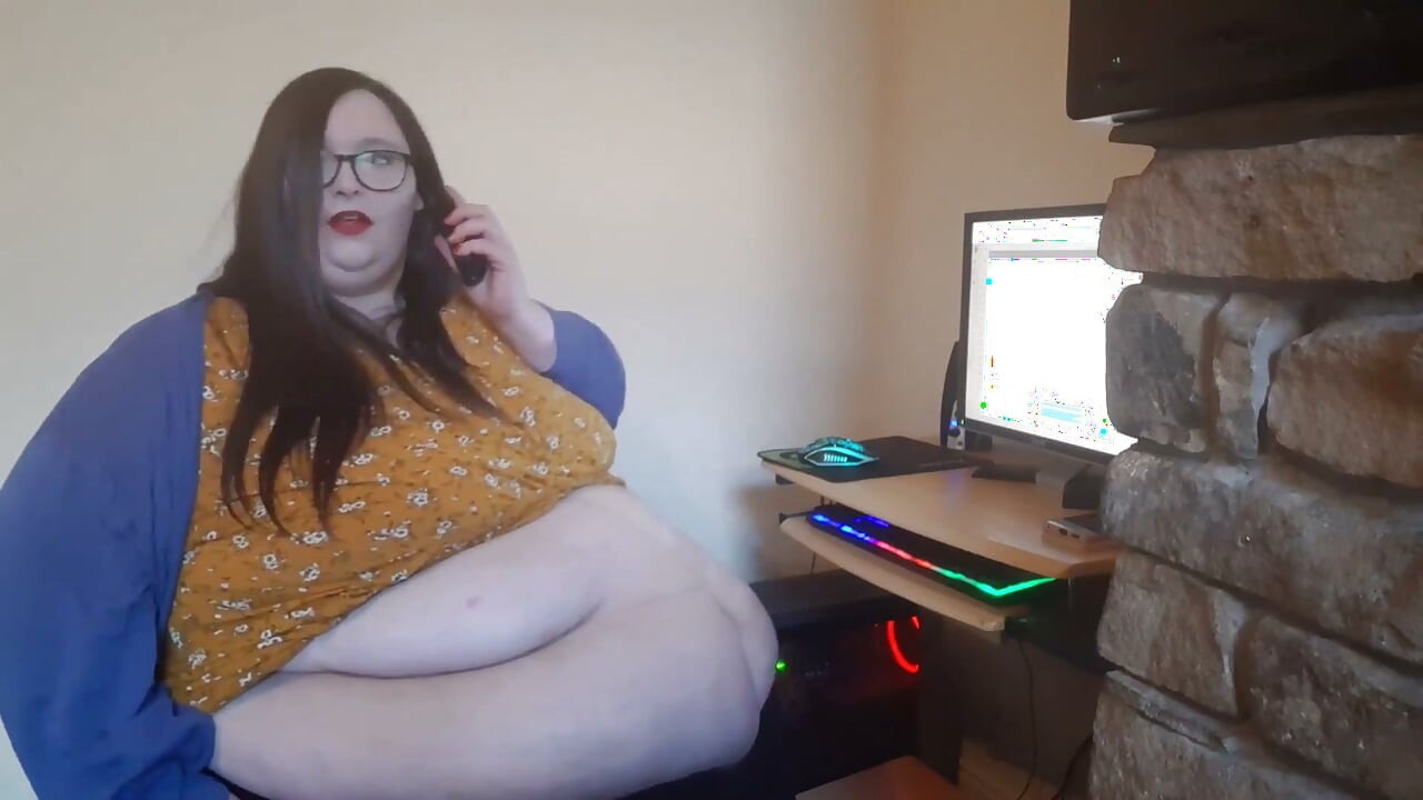 SSBBW secretary humiliated at work by boss - fantasy