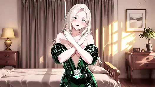 She's Gazing with a Hazy Look Right at You. Can You Handle This Contrast?
