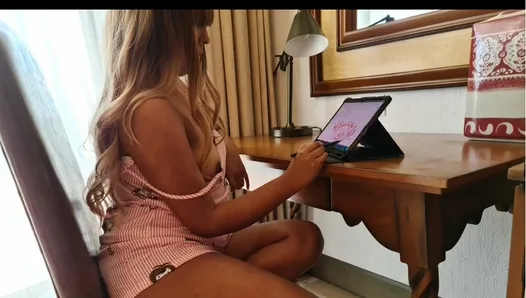 teen daughter gives me her ass in exange for a new tablet