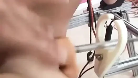 Paris Gets Her Pussy Fucked by a Sex Machine