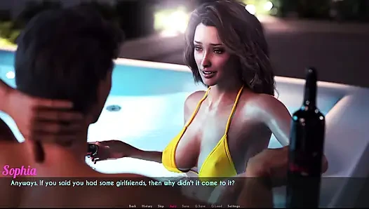 Awam sophia dan sam lagi asik ngentot hottub