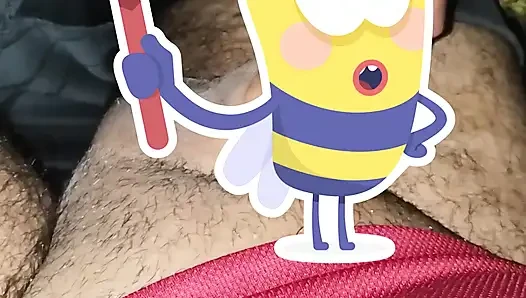 Sana blew her husband's dick, and her sperm in her hands...