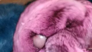 Chinchilla fur cumshot twice in a row