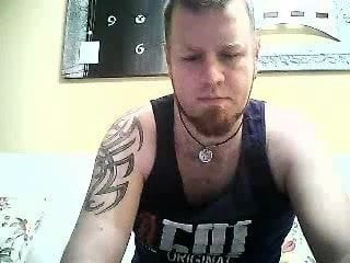 Straight guys feet on webcam #212