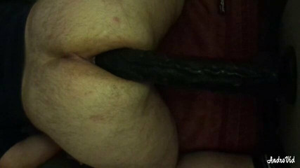 monster black dildo in my ass