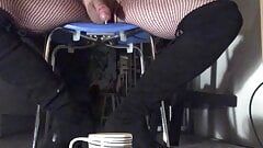 Coffee Treat Mystery I Cum Hard An Lick It Masturbate In Stockings Thigh High Velvet Boots To Please Her My Trans Devil