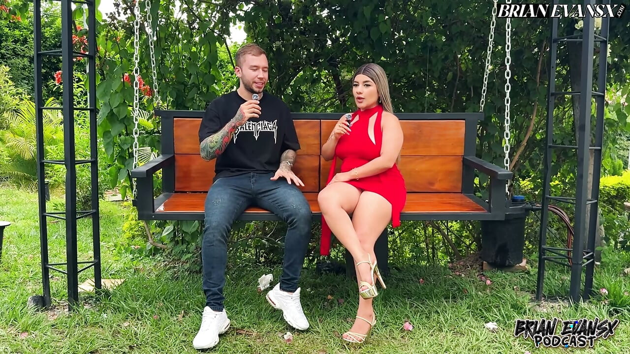 Blonde Colombian Naty Delgado has a podcast that ends with outdoor sex - Brian Evansx