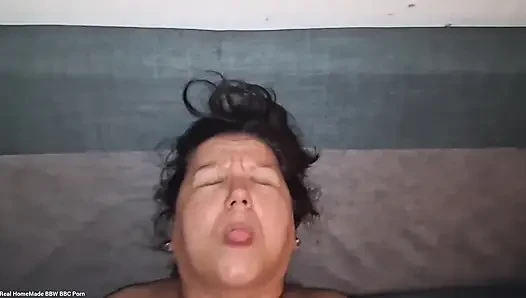 BBC Pounding My Hairy Pink Fat Pussy Missionary Moaning Orgasms