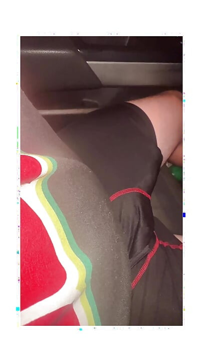 Compilation video of a big Johnson bulge while driving