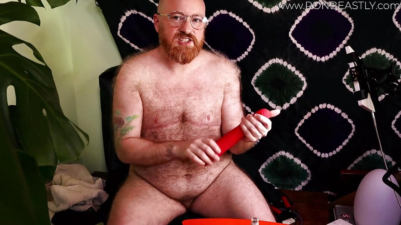Ftm Trans Muškarac Koristi Jebenu Igračku