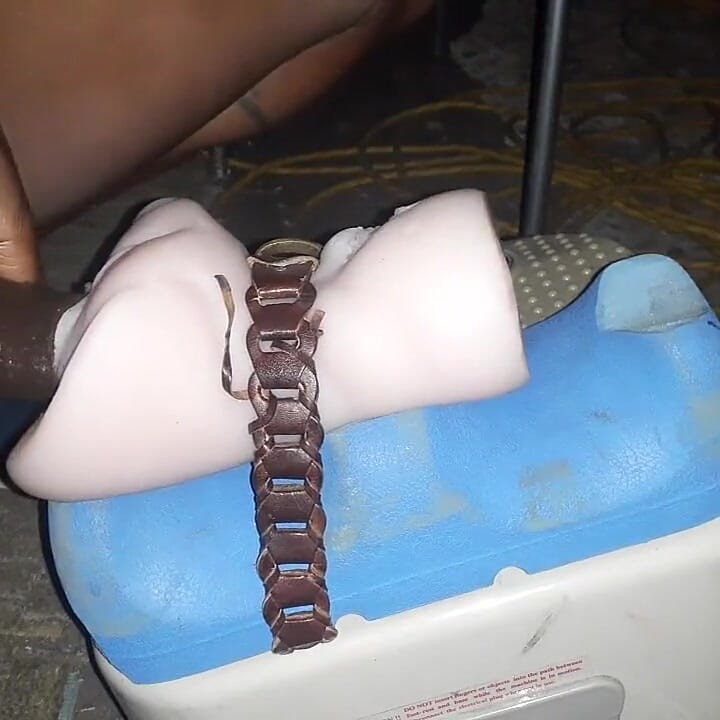 Big Cumshot From Pocket Pussy Machine