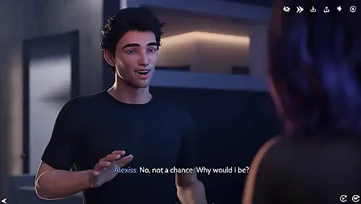 Taze kadınlar #2 - Chloe ve Julia bir şişe şarabı üçlü sekse dönüştürüyor