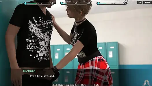 18 Plus School Girl Sucking Cock In Locker Room Cum Swallows