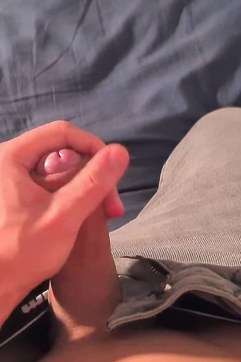 POV Bed Masturbation by Horny Twink