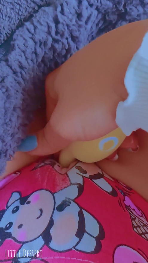 Tiny Latina College Girl's First Vibrator Experience | Clip 1