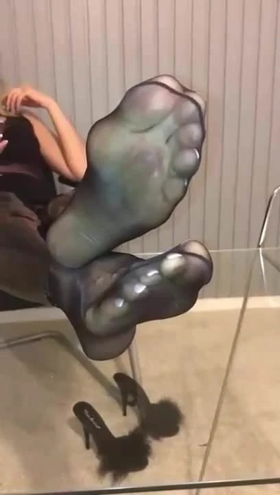 Latex leginggs and nylon feet