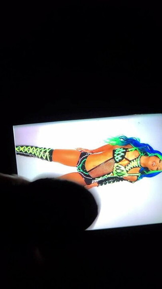 Wwe sasha banks cum tribute