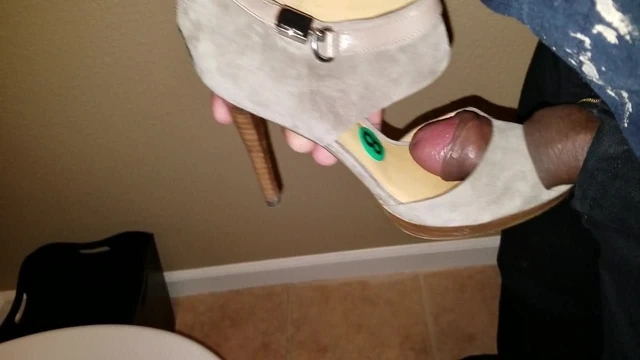 Cum on heels