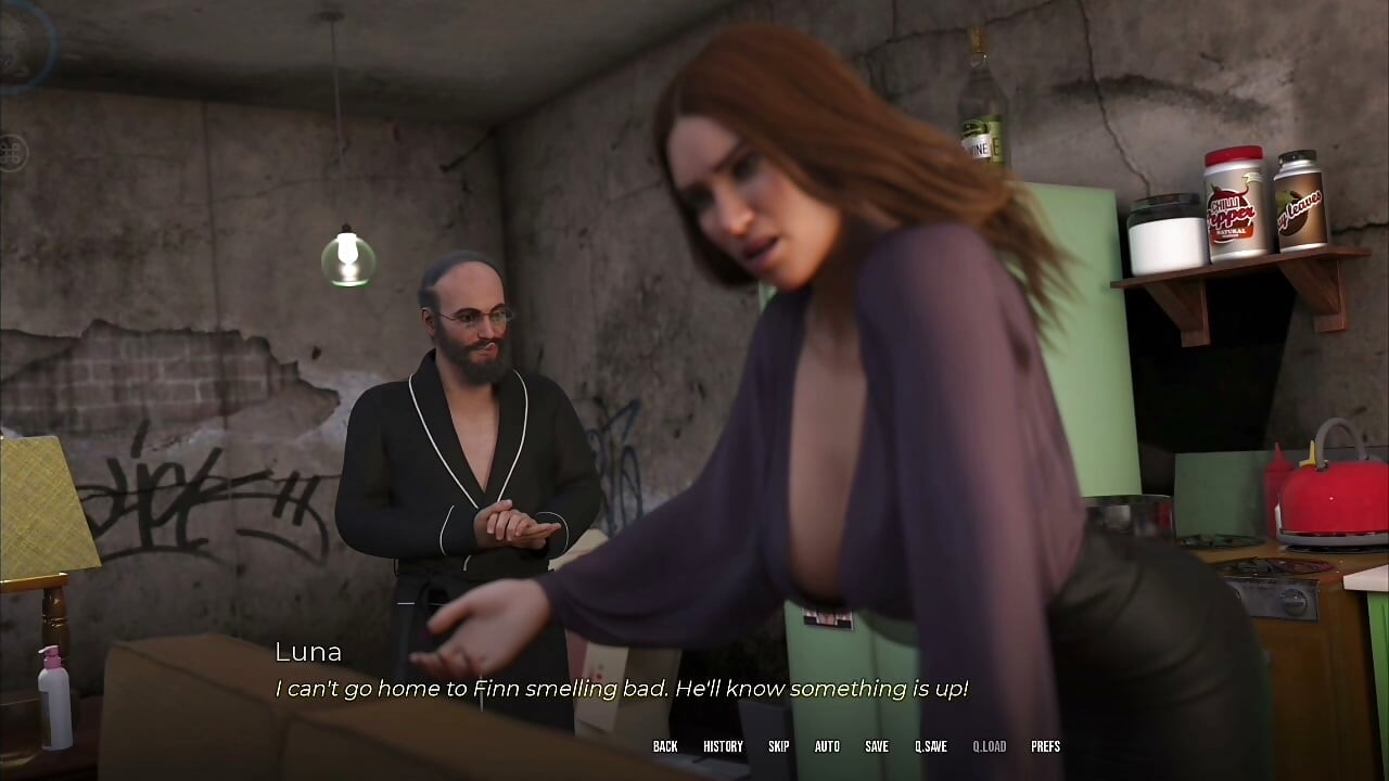 In Security- Luna Cleans Old Pervert Gary’s Apartment