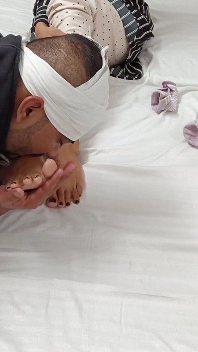 Captivating moment from "Indian Devi Stinky Foot Licking"