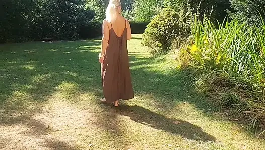 Reife Blonde Ehefrau Genießt Ihr Tag