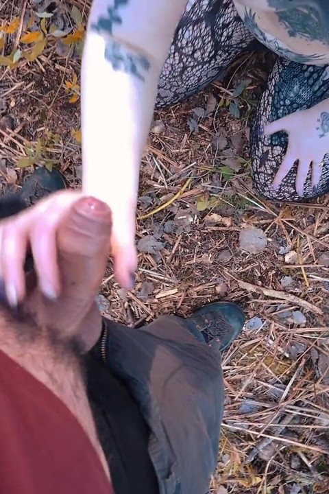 Wood Pixie Gets Her Face Painted, Dual Camera, Asshole on Display