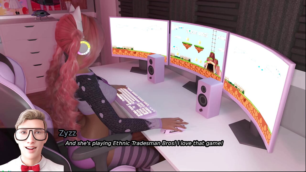 SEXBOT - amazing cam show - and then the ladies gave me a boner.