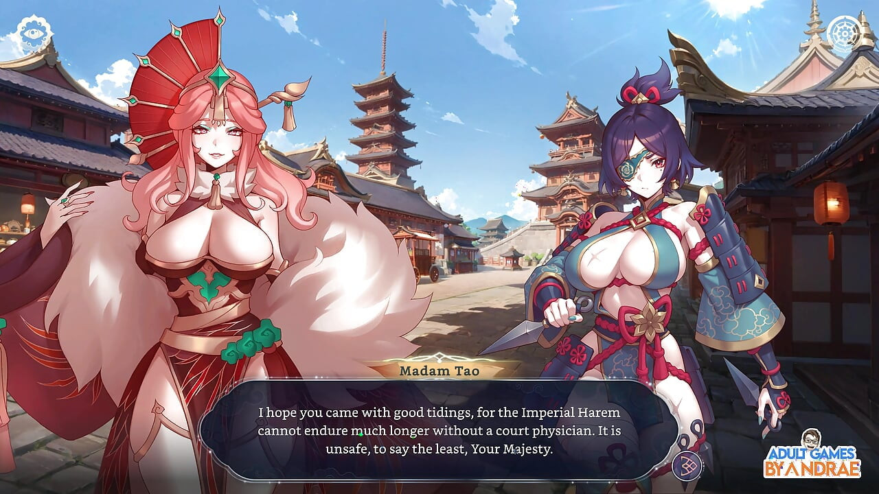 Harem Fantasy - Kinky Ninja Scroll Gameplay Part 1 - Entering the Village of Kagura
