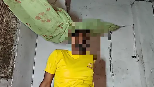 After a long time hard sex with loud moaning with Virgin college girl
