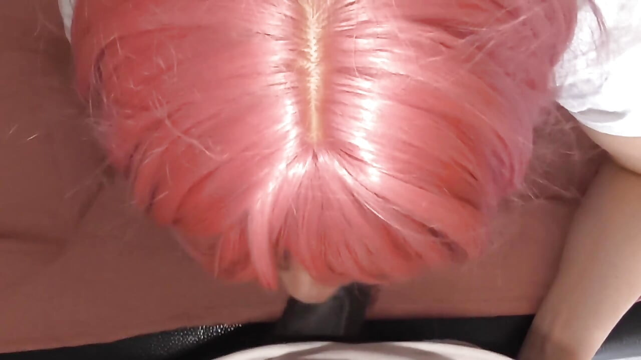 Glossy-lipped Sissy Princess Drops to Her Knees and Teases BBC with Slow Tongue Swirls Before Gagging Balls-deep 1